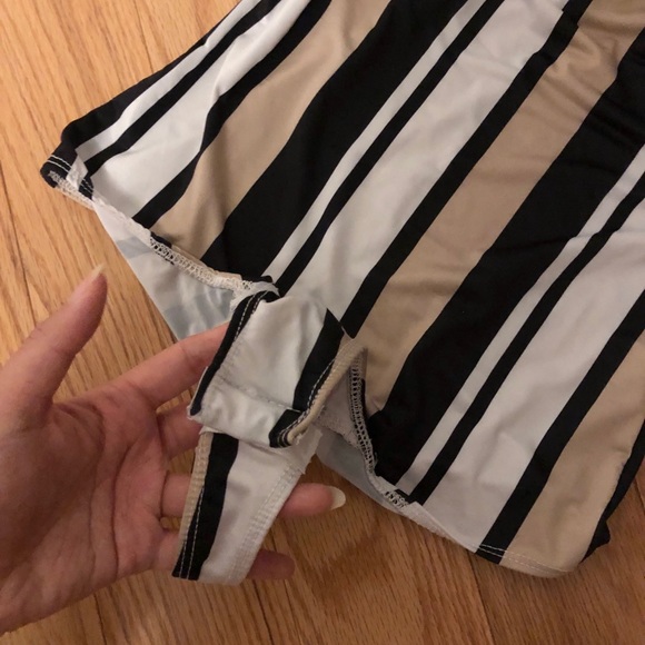 Striped Tube Bodysuit (Size XS) - Picture 3 of 3